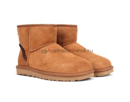 UGG MEN CLASSIC MINI DECO CHESTNUT