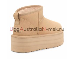 UGG CLASSIC ULTRA MINI PLATFORM DRIFT WOOD