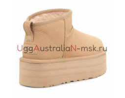 UGG CLASSIC ULTRA MINI PLATFORM DRIFT WOOD