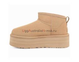 UGG CLASSIC ULTRA MINI PLATFORM DRIFT WOOD