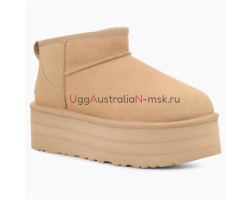 UGG CLASSIC ULTRA MINI PLATFORM DRIFT WOOD