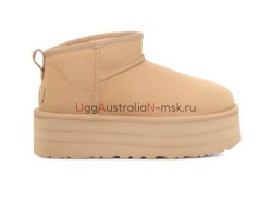 UGG CLASSIC ULTRA MINI PLATFORM DRIFT WOOD