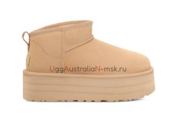 UGG CLASSIC ULTRA MINI PLATFORM DRIFT WOOD