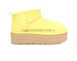 UGG CLASSIC ULTRA MINI PLATFORM PEARFECT