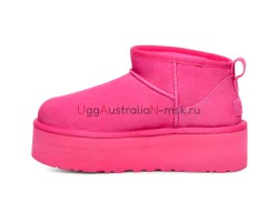 UGG CLASSIC ULTRA MINI PLATFORM TAFFY PINK