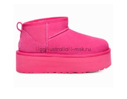 UGG CLASSIC ULTRA MINI PLATFORM TAFFY PINK