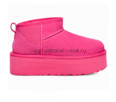UGG CLASSIC ULTRA MINI PLATFORM TAFFY PINK