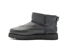 UGG CLASSIC SUGAR ULTRA MINI BLACK
