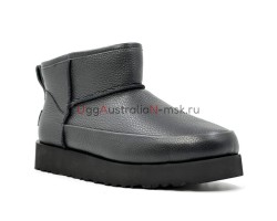 UGG CLASSIC SUGAR ULTRA MINI BLACK