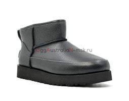UGG CLASSIC SUGAR ULTRA MINI BLACK