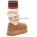 CLASSIC SWEATER LETTER CHESTNUT
