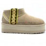 UGG CLASSIC ULTRA MINI BRAID PLATFORM SAND
