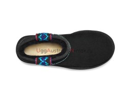 UGG CLASSIC ULTRA MINI BRAID PLATFORM BLACK