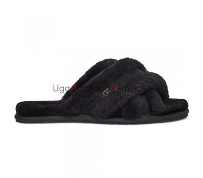 UGG SLIPPERS SCUFFITA BLACK