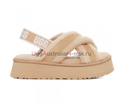 UGG Disco Cross Slide Sand