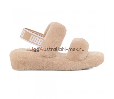 UGG OH YEAH SLIDERS SAND