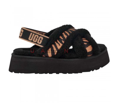 UGG W Disco Cross Slide Tiger Print