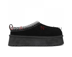 UGG WOMEN'S TASMAN TAZZ PLATFORM BLACK