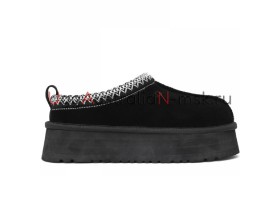 UGG WOMEN'S TASMAN TAZZ PLATFORM BLACK