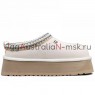 UGG WOMEN'S TASMAN TAZZ PLATFORM WHITE