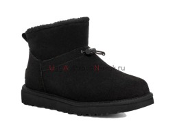 UGG CLASSIC MINI TOGGLER BLACK