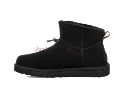 UGG CLASSIC MINI TOGGLER BLACK