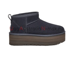 UGG CLASSIC ULTRA MINI PLATFORM EVE BLUE