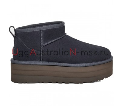 UGG CLASSIC ULTRA MINI PLATFORM EVE BLUE