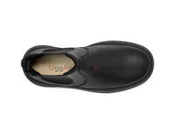 UGG BURLEIGH CHELSEA LEATHER BLACK