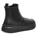 UGG BURLEIGH CHELSEA LEATHER BLACK