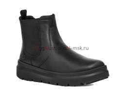 UGG BURLEIGH CHELSEA LEATHER BLACK