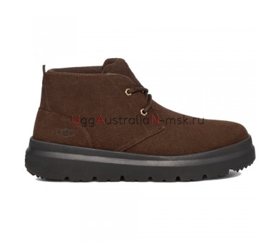 UGG MENS  BURLEIGH CHUKKA TRAINER CHOCOLATE