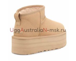 UGG CLASSIC ULTRA MINI PLATFORM SAND