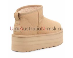 UGG CLASSIC ULTRA MINI PLATFORM SAND