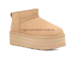 UGG CLASSIC ULTRA MINI PLATFORM SAND