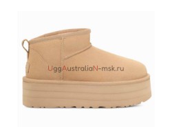 UGG CLASSIC ULTRA MINI PLATFORM SAND