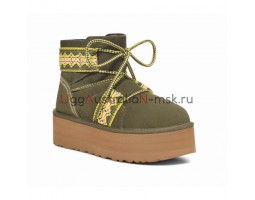 UGG WOMEN MINI II BRAID PLAT KHAKI