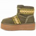 UGG WOMEN MINI II BRAID PLAT KHAKI