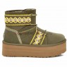 UGG WOMEN MINI II BRAID PLAT KHAKI