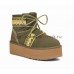 UGG WOMEN MINI II BRAID PLAT KHAKI