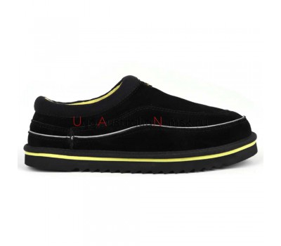 UGG WOMEN'S TASMAN CALI WAVE BLACK/PEARFECT