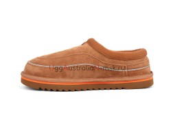UGG WOMEN'S TASMAN CALI WAVE CHESTNUT/ORANGE SODA