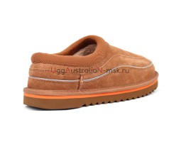 UGG WOMEN'S TASMAN CALI WAVE CHESTNUT/ORANGE SODA