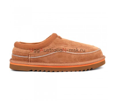 UGG WOMEN'S TASMAN CALI WAVE CHESTNUT/ORANGE SODA