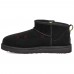 UGG WOMEN'S ULTRA MINI BLACK ZIP