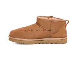 UGG WOMEN'S ULTRA MINI CHESTNUT ZIP