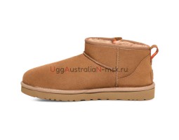 UGG WOMEN'S ULTRA MINI CHESTNUT ZIP