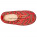 UGG MAXI HERITAGE BRAID CLOG RED