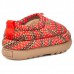 UGG MAXI HERITAGE BRAID CLOG RED