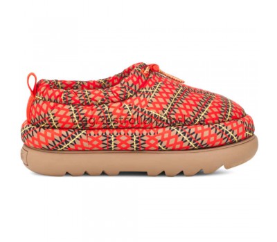 UGG MAXI HERITAGE BRAID CLOG RED